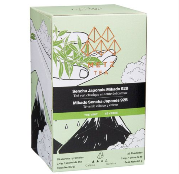 Metropolitan Tea Metz Japan Sencha Mikado Tea – Box of 25 Teabags