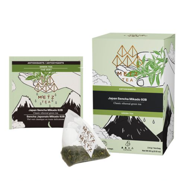 Metropolitan Tea Metz Japan Sencha Mikado Tea – Box of 25 Teabags