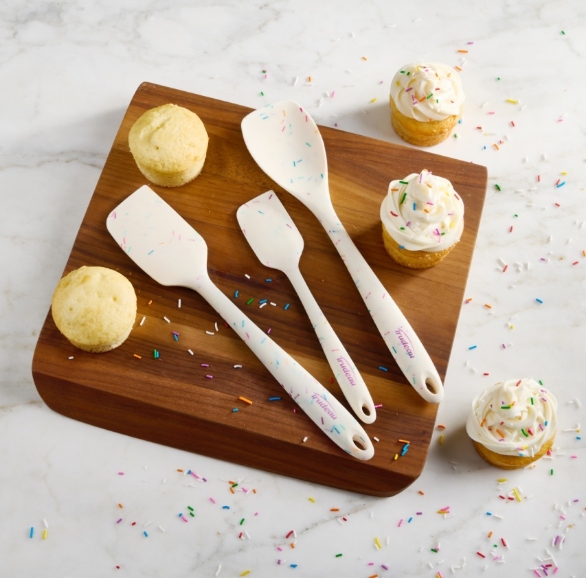 Trudeau Silicone Spatulas – Set of 3 – Confetti by Kitchen Niche