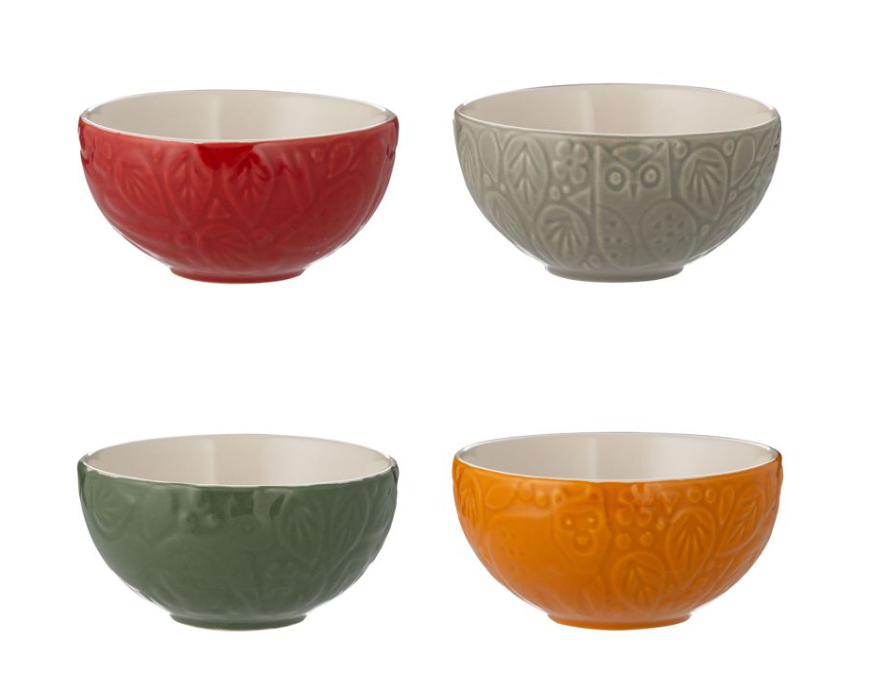 Mason Cash Forest Mini Bowls Set of 4 Assorted