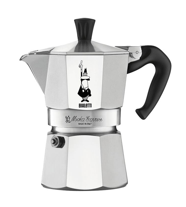 Bialetti Moka Express Stove Top Espresso Maker – 3 Cup