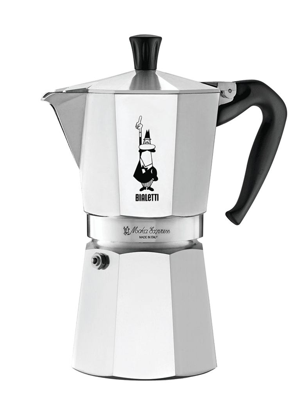 Bialetti Moka Express Stove Top Espresso Maker – 9 Cup