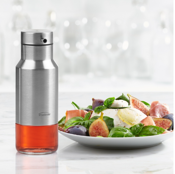 Trudeau Oil & Vinegar Bottle with Caddy – Set of 2 Trudeau by Kitchen Niche