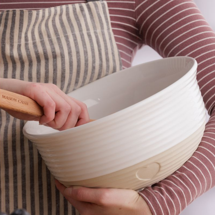 Mason Cash Rustic Mixing Bowl 10-Inch Cream