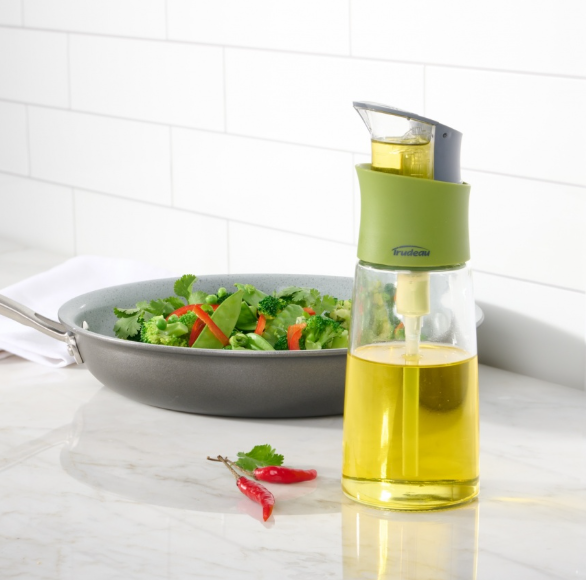 Trudeau Press & Measure Oil Bottle Trudeau by Kitchen Niche