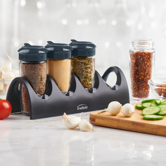 Trudeau Seasoning Caddy Set Trudeau by Kitchen Niche