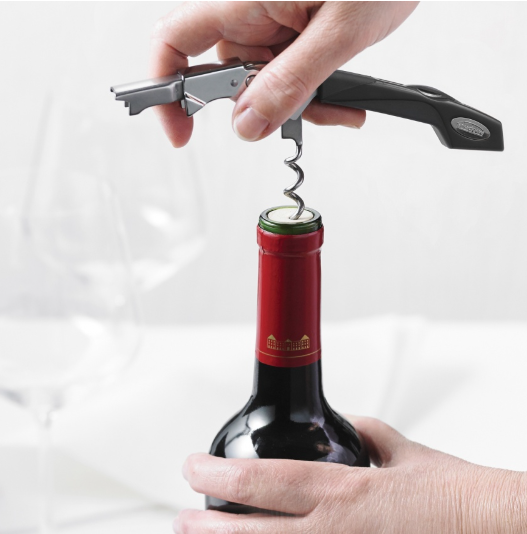 Trudeau Turbo Double Lever Corkscrew Trudeau by Kitchen Niche