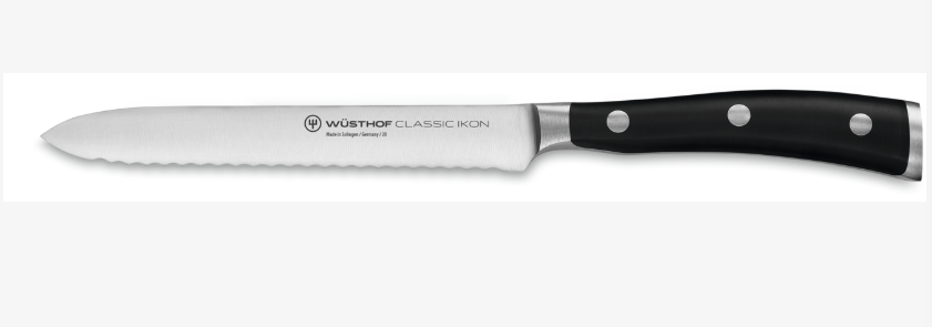 Wüsthof Classic Ikon Knife Block Set Black Block – 7-pcs. Wusthof by Kitchen Niche