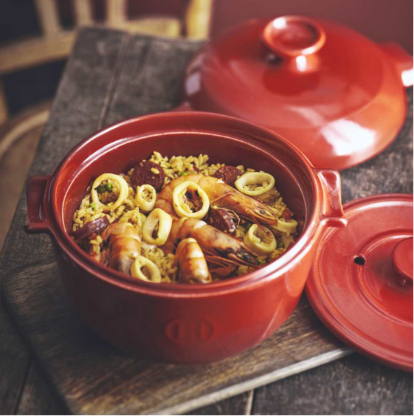 Emile Henry Rice Pot – Burgundy (Grand Cru) – 19.5 x 20.5 x 21.5 cm – 2.5 L Emile Henry by Kitchen Niche