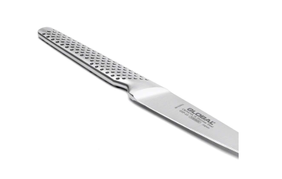 Global Steak Knife Serrated 11cm/4.25" Forged Global by Kitchen Niche