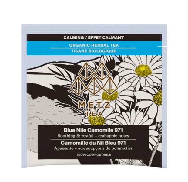 Metropolitan Tea Metz Organic Blue Nile Camomile Tea – Box of 25 Teabags