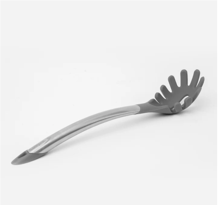 Cuisipro Silicone Spaghetti Server – 12.25" / 31 cm – Grey (LFGB Silicone) Cuisipro by Kitchen Niche