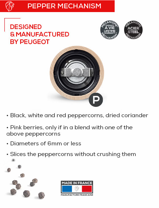 Peugeot Paris U’Select Chocolate Pepper Mill - 15 cm / 6"