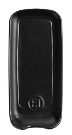 Emile Henry Spoon Rest – Truffle Black (Truffe) – 23 x 10.5 x 3 cm Emile Henry by Kitchen Niche