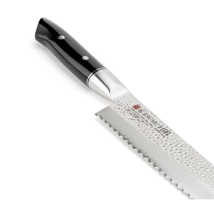 Kasumi Hammered Bread Knife 25 cm / 10" Kasumi by Kitchen Niche