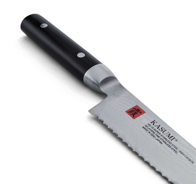 Kasumi Damascus Bread Knife 25 cm / 10" Kasumi by Kitchen Niche