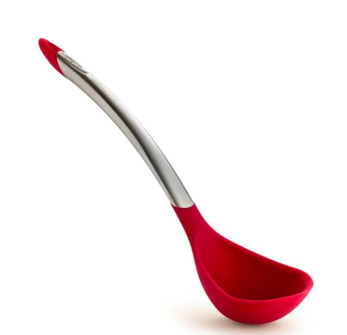 Cuisipro Silicone Ladle – 12.25" / 31 cm – Red (LFGB Silicone) Cuisipro by Kitchen Niche
