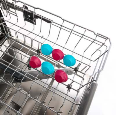 Trudeau Mini Muffin Baking Cups – Fuchsia / Tropical – 24-Pack Trudeau by Kitchen Niche