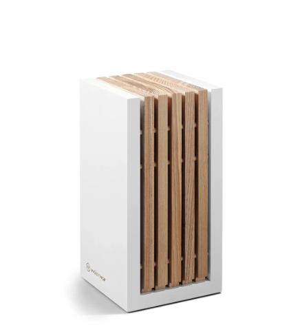 Wüsthof Classic Wild Blueberry Designer White Knife Block Set – 8-pcs. Wusthof by Kitchen Niche