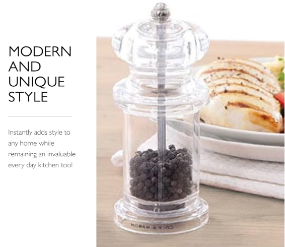 Cole & Mason 505 Classic Precision Pepper Mill – 5.5" / 14 cm by Kitchen Niche
