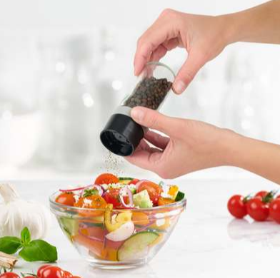 Trudeau Mini Grinders – Set of 2 – Stainless Steel Trudeau by Kitchen Niche