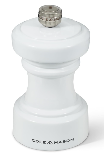 Cole & Mason The Hoxton Salt Mill – White Gloss – 4.2" / 10.5 cm by Kitchen Niche