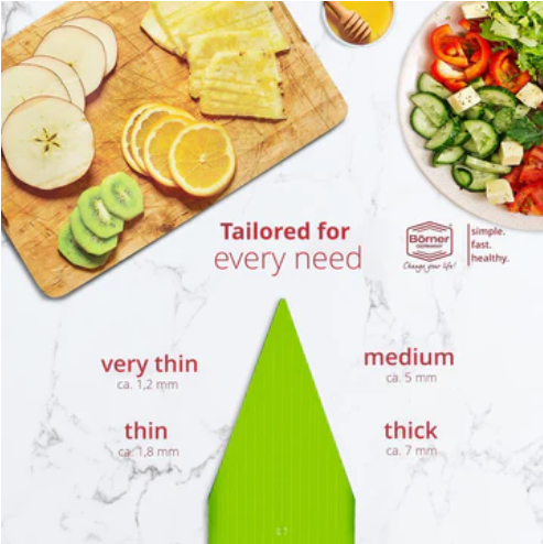 Swissmar Borner V-Power V-Slicer Mandoline Slicer – Green by Kitchen Niche