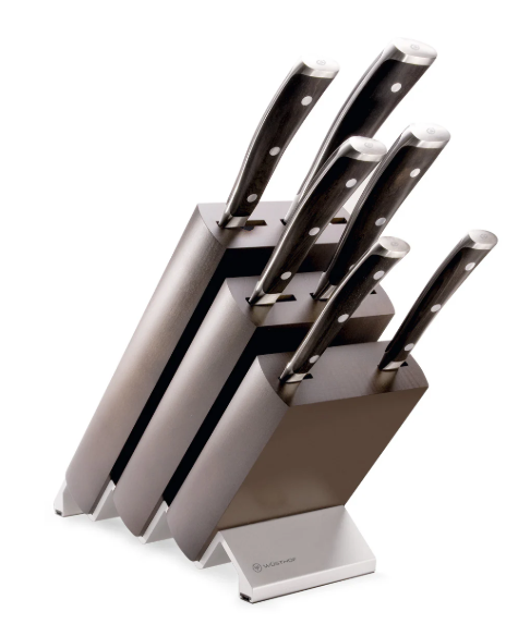 Wüsthof Ikon Knife Block Set – 7-pcs. Wusthof by Kitchen Niche