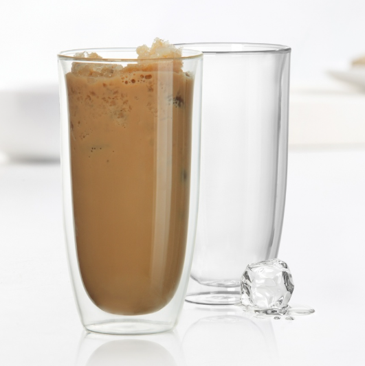 Trudeau Duetto Double Wall Highball Glasses – 17 oz – Set of 2 Trudeau by Kitchen Niche