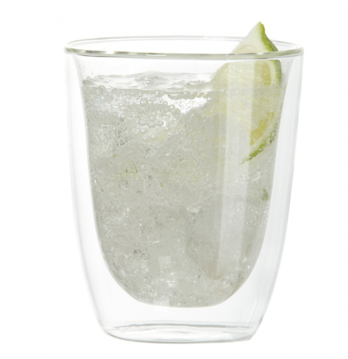 Trudeau Duetto Double Wall Double Old Fashioned Glasses – 11 oz – Set of 2 Trudeau by Kitchen Niche