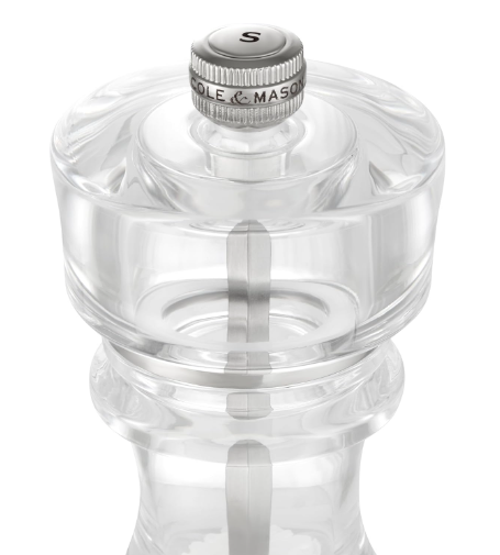 Cole & Mason The London Collection Salt Mill – Acrylic – 7" / 18 cm by Kitchen Niche