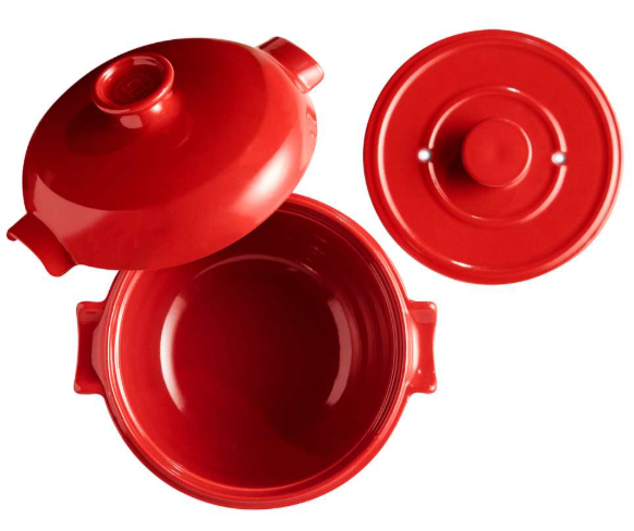 Emile Henry Rice Pot – Burgundy (Grand Cru) – 19.5 x 20.5 x 21.5 cm – 2.5 L Emile Henry by Kitchen Niche