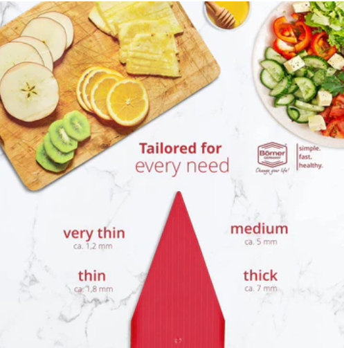 Swissmar Borner V-Power V-Slicer Mandoline Slicer – Red by Kitchen Niche