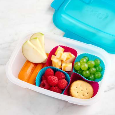 Trudeau Standard Baking Cups – Fuchsia / Tropical – 12-Pack Trudeau by Kitchen Niche