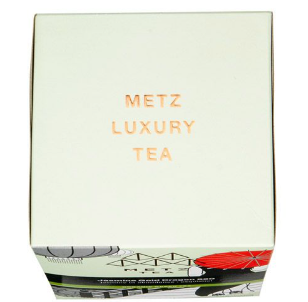 Metropolitan Tea Metz Organic Jasmine Gold Dragon Tea – Box of 25 Teabags