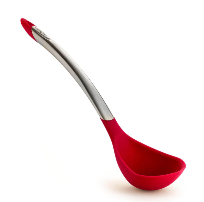 Cuisipro Silicone Ladle – 12.25" / 31 cm – Red (LFGB Silicone) Cuisipro by Kitchen Niche