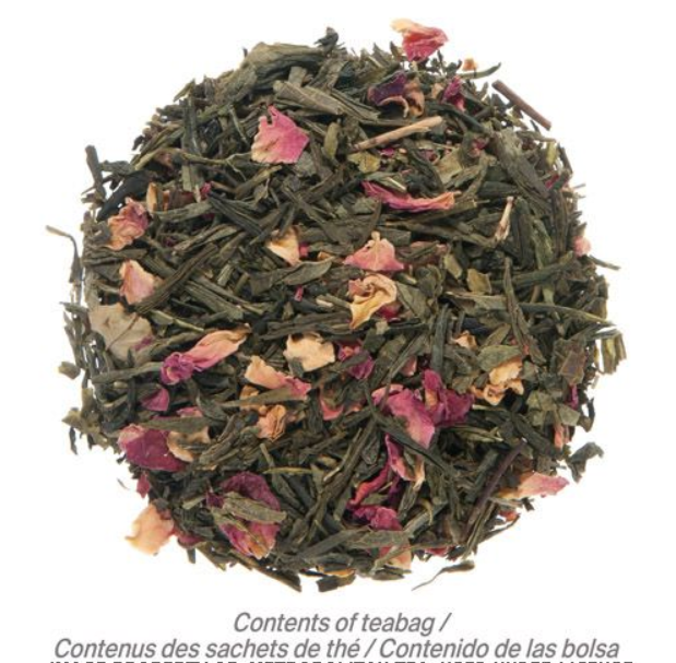 Metropolitan Tea Metz Organic Kyoto Cherry Rose Tea – Box of 25 Teabags
