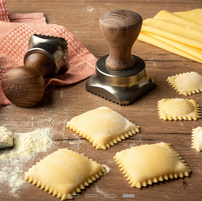 Marcato Ravioli Stamps – Canadian Walnut Wood