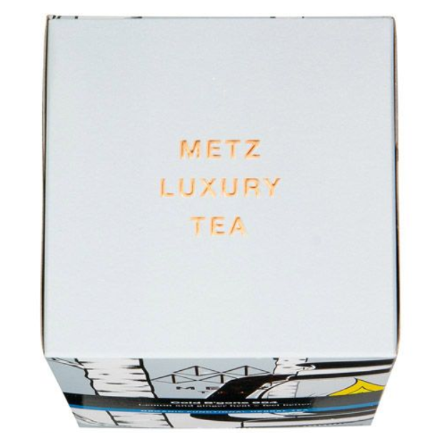 Metropolitan Tea Metz Organic Lemon Ginger Tea – Box of 25 Teabags