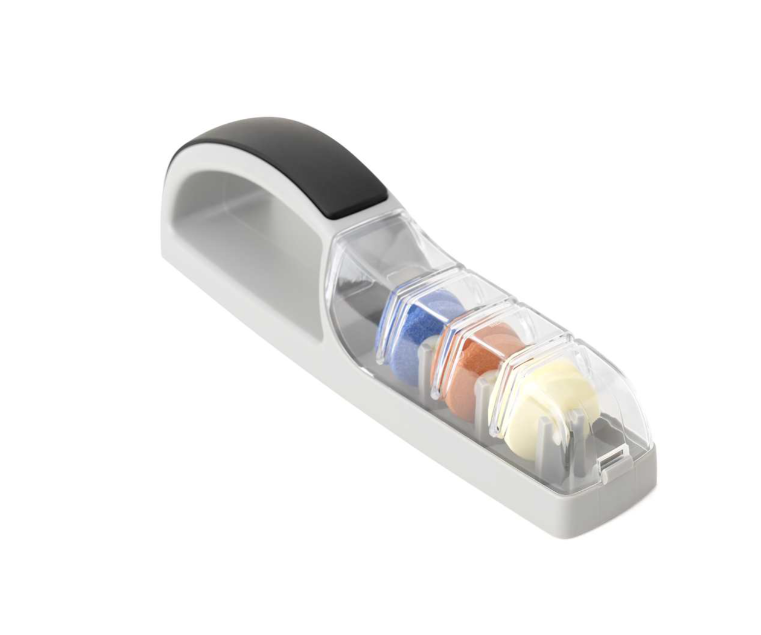 Global MinoSharp Plus Water Sharpener 3-Stage Grey (Coarse/Medium/Fine) Global by Kitchen Niche