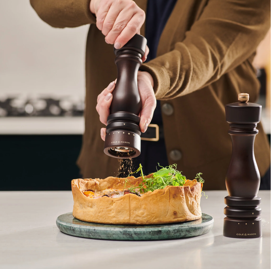 Cole & Mason London Grind Select Salt Mill – Chocolate Wood – 8.5" / 22 cm