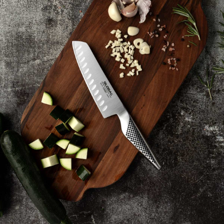 Global Vegetable Knife Fluted 14cm / 5" Global by Kitchen Niche