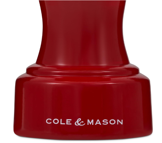 Cole & Mason The Hoxton Pepper Mill – Red Gloss – 4.2" / 10.5 cm by Kitchen Niche