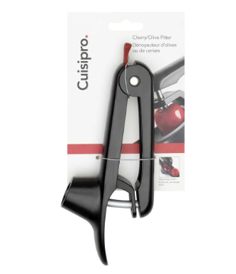 Cuisipro Cherry / Olive Pitter – 8" / 20 cm – Black Cuisipro by Kitchen Niche