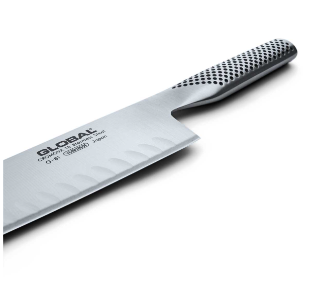 Global Vegetable Knife Fluted 18cm / 7" Global by Kitchen Niche