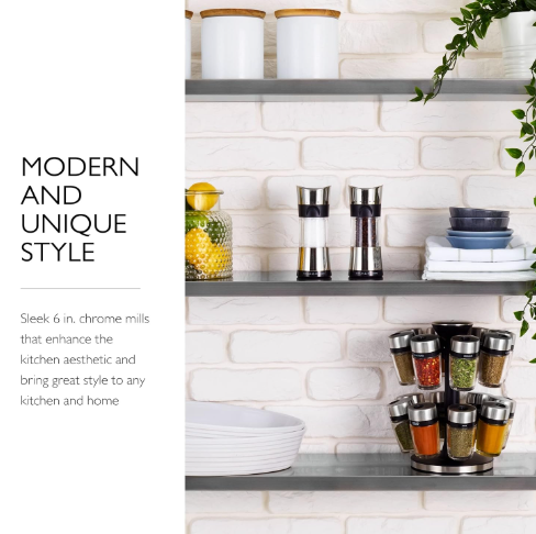 Cole & Mason Horsham Chrome Gift Set, 15 cm / 6" by Kitchen Niche