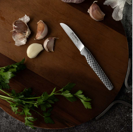 Global Peeling Knife 6cm / 2.5" Straight Edge Forged Global by Kitchen Niche