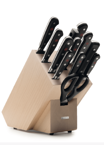 Wusthof Classic 13-Piece Knife Block Set Natural Wusthof by Kitchen Niche