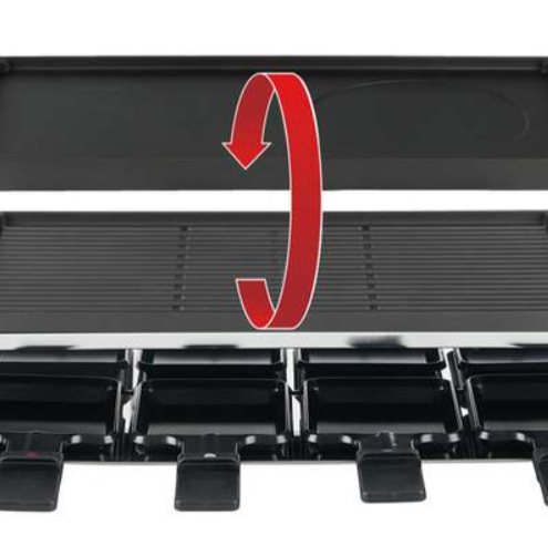 Trudeau Bruson Reversible Die Cast Raclette Grill Trudeau by Kitchen Niche