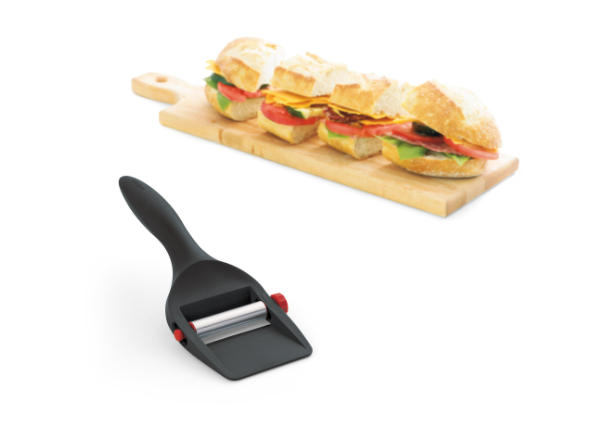 Cuisipro Adjustable Cheese Slicer – 9" / 23 cm, Black Cuisipro by Kitchen Niche